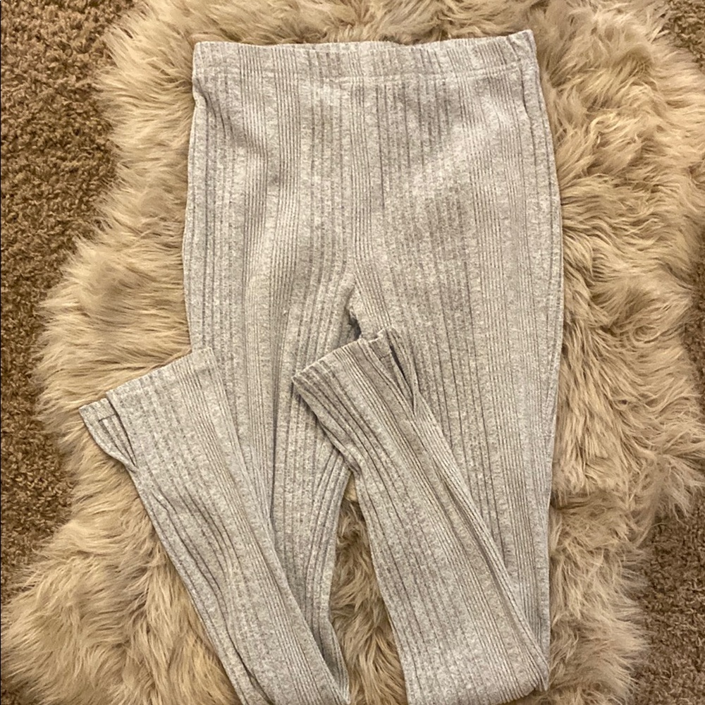 3/$8 SHEIN Gray Ribbed Knit Leggings
